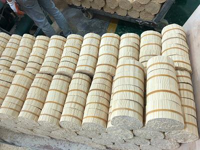 processo de fabricação de vara de bambu